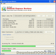 Outlook Express Email Recovery screenshot